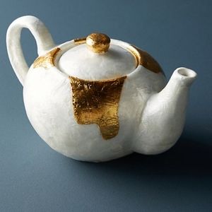 Anthropologie Ursula capiz Teapot
